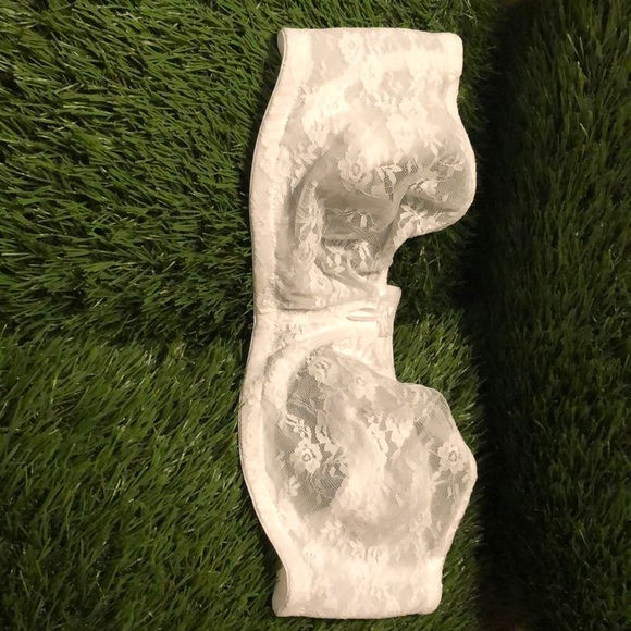 DOBREVA See-Through Underwire Strapless Lace Bra - Picture 6 of 7